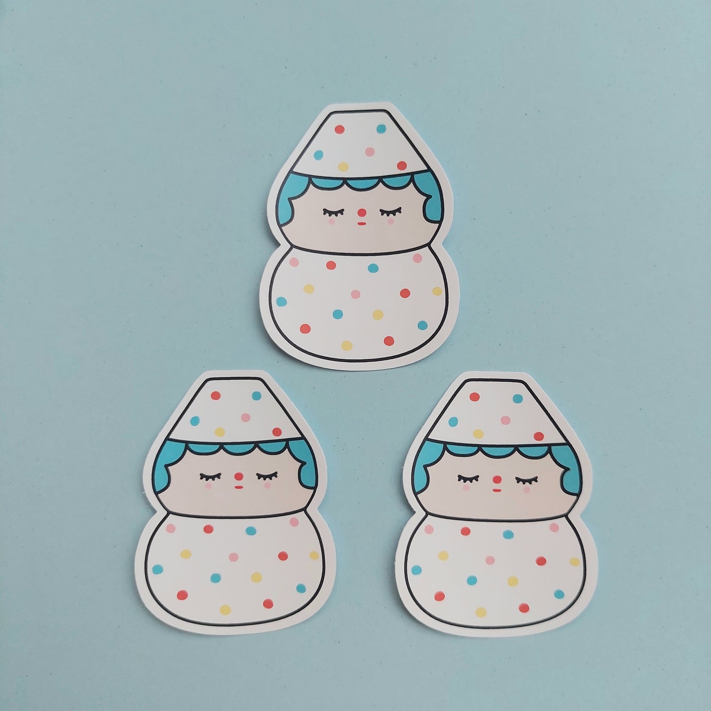 Pierrot & Flower friend sticker pack