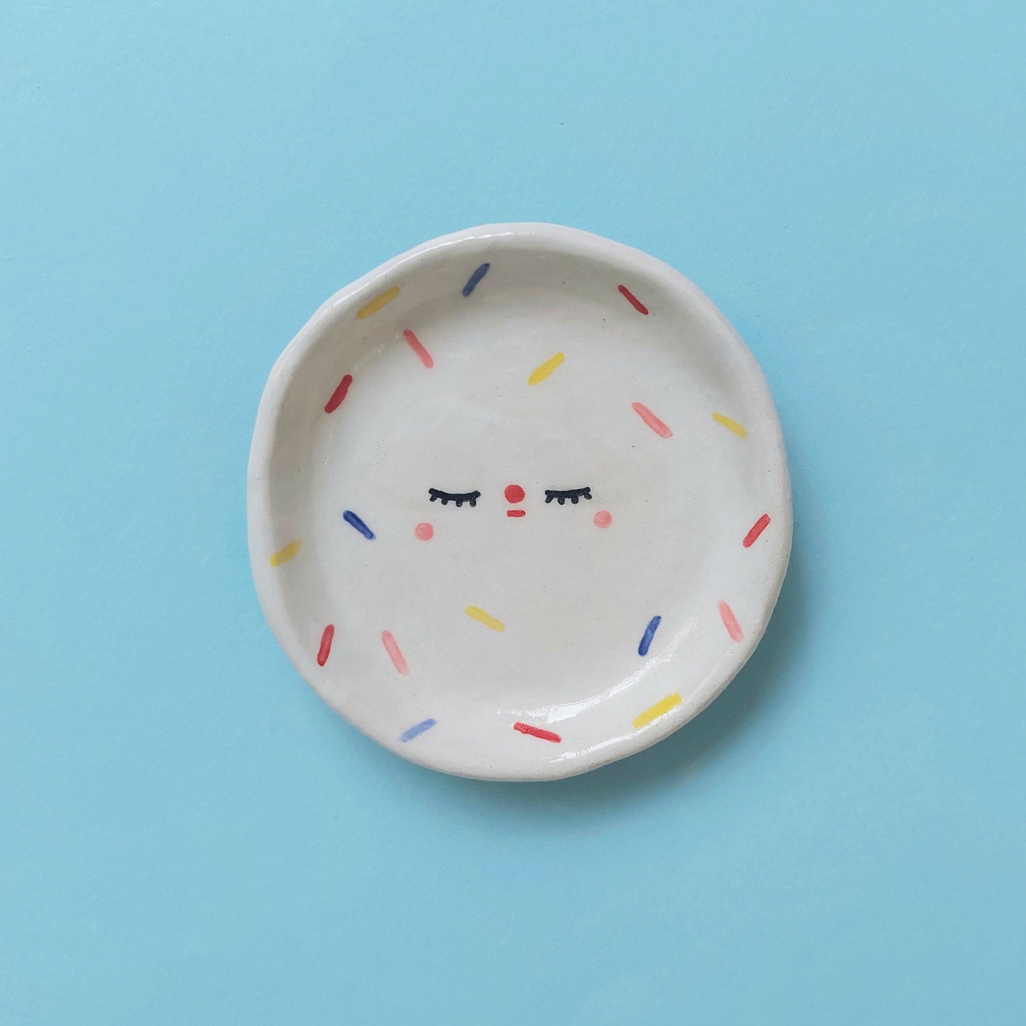 melty pierrot pierrot dish - rainbow sprinkles