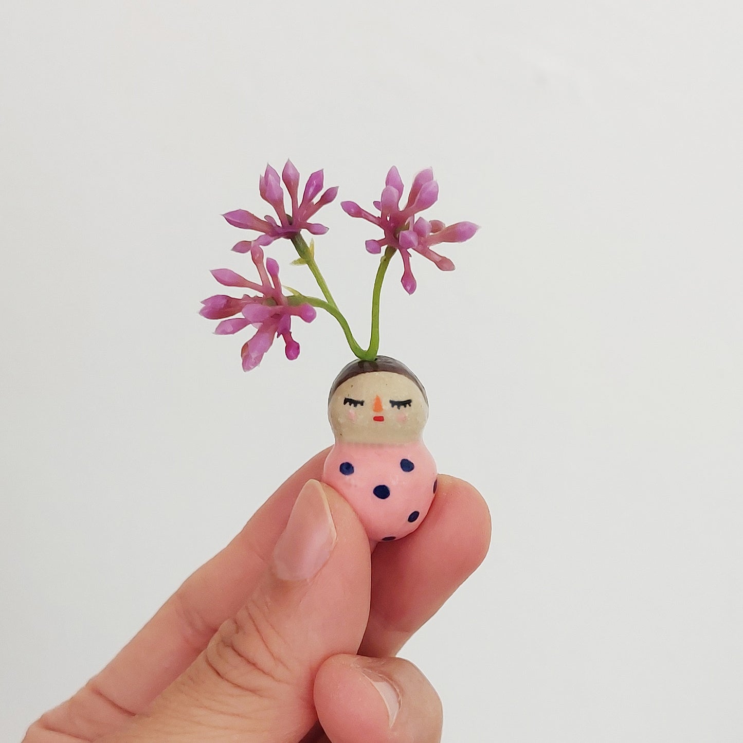 Mini Pink Lady Pin