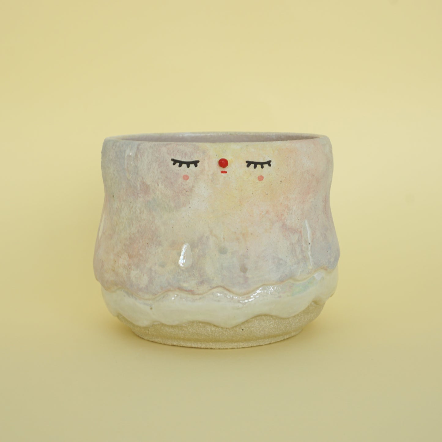 Melty pierrot pot upsize - polka pop pi sundae