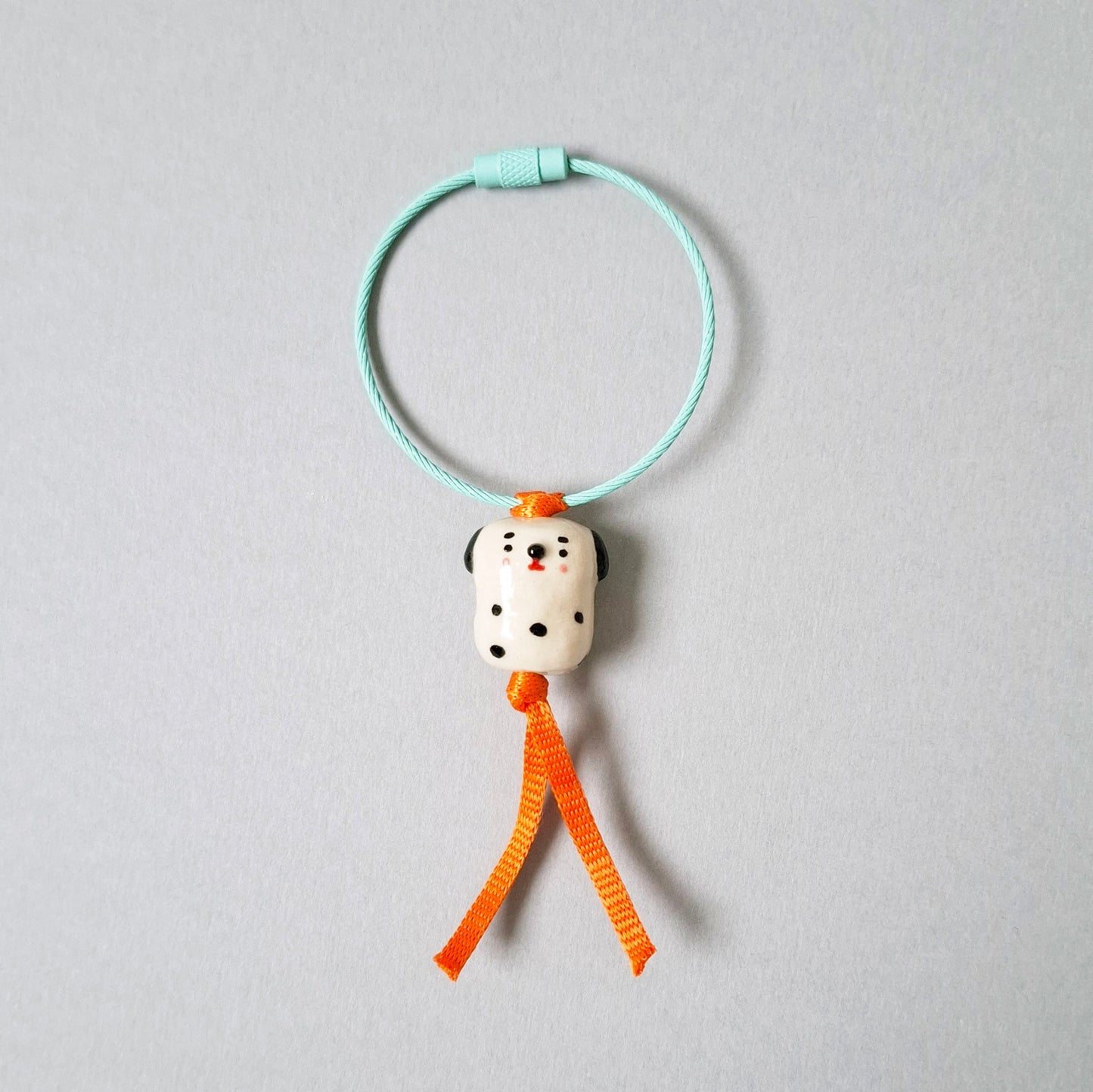 Pierrot Book Bead / Bag Charm