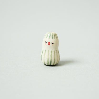 Pierrot Green Bead / Bag Charm