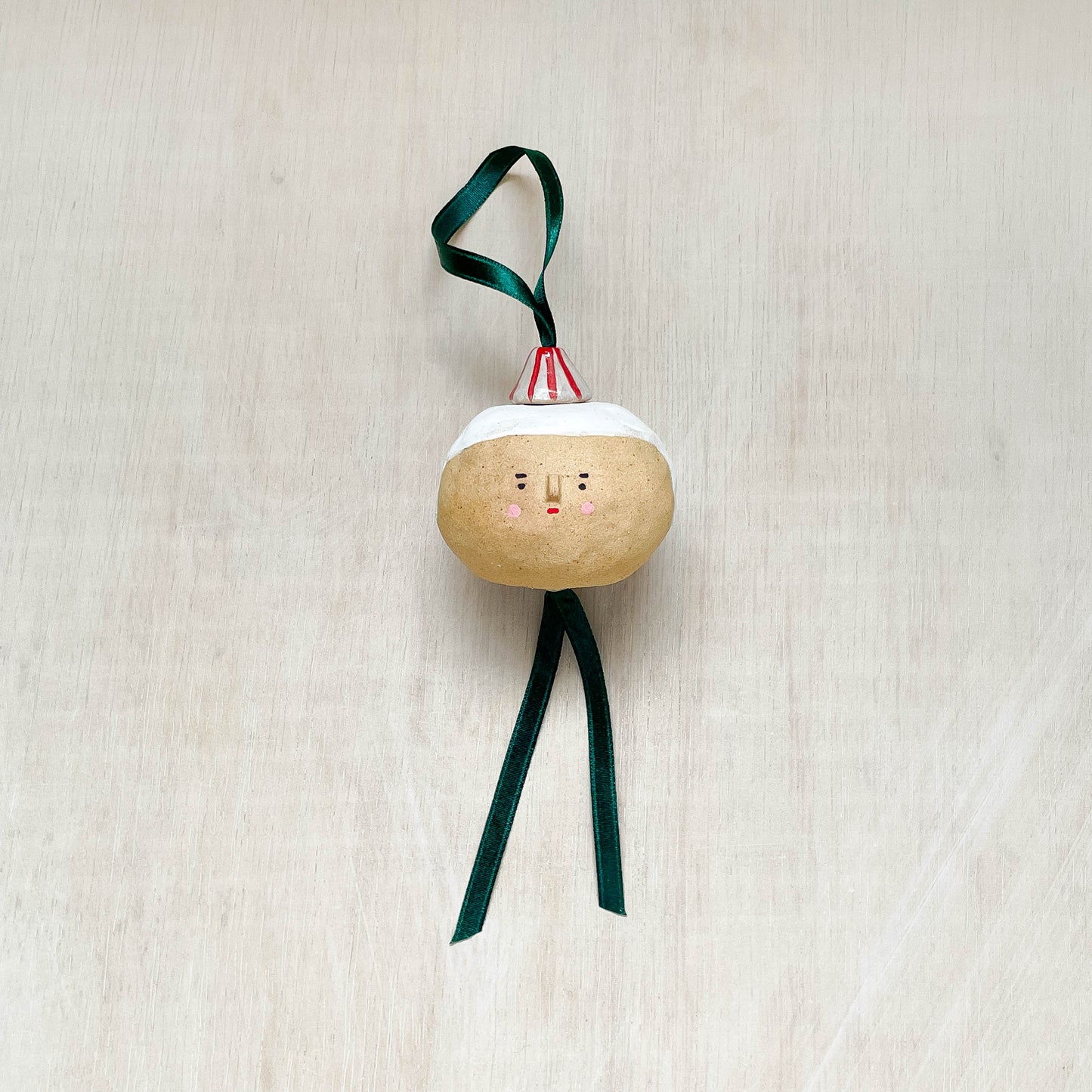 Yuki White Bell Ornament