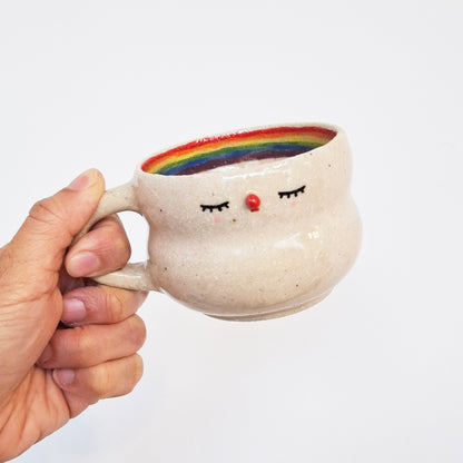 Rainbow in a Pierrot cup - Natural