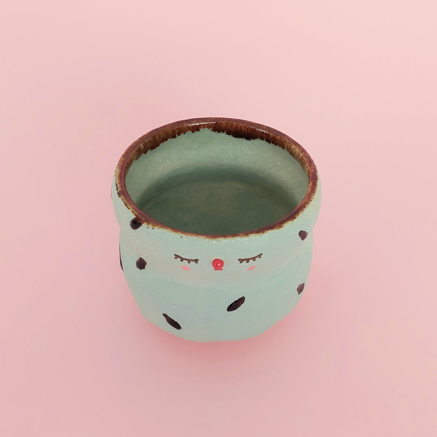 Melty pierrot tea cup - choco mint