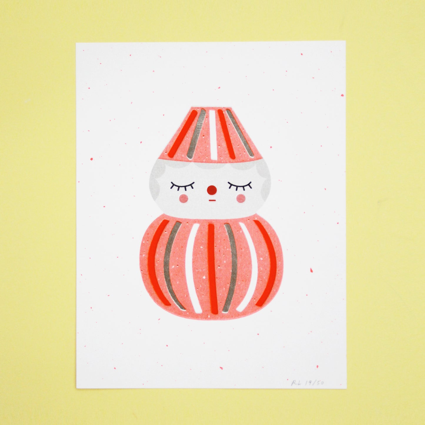 Pierrot Riso Print